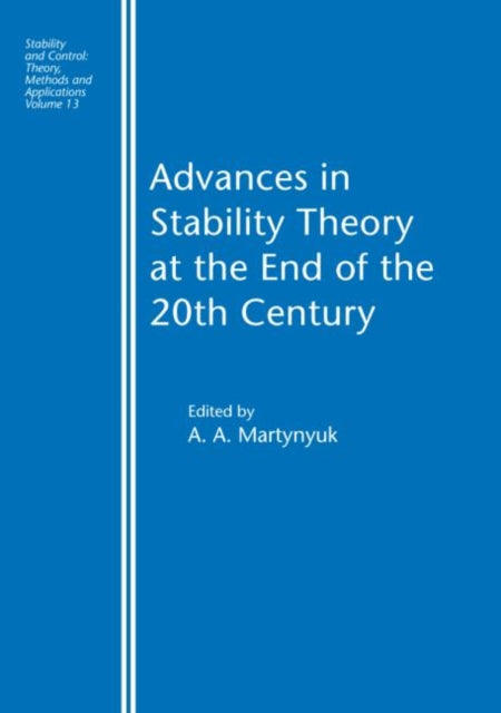 Book cover of: Advances in Stability Theory at the End of the 20th Century
