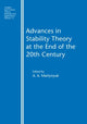 Book cover of: Advances in Stability Theory at the End of the 20th Century