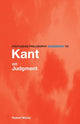 Book cover of: Routledge Philosophy GuideBook to Kant on Judgment. By: Robert Wicks