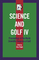 Book cover of: Science and Golf IV. By: Eric Thain