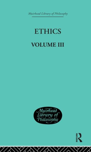 Book cover of: Ethics. By: Nicol Hartmann