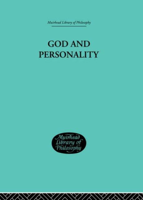 Book cover of: God and Personality. By: Clement C Webb