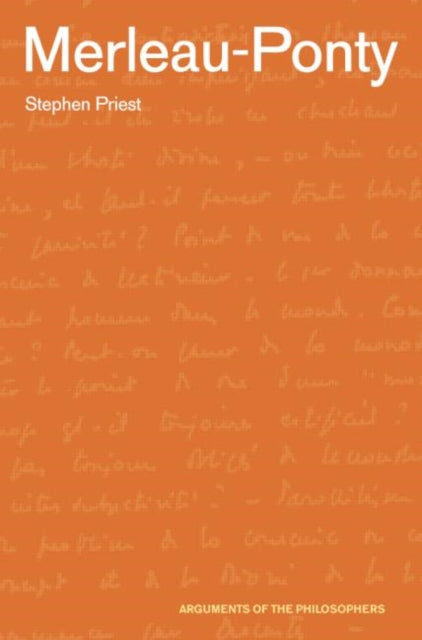 Book cover of: Merleau-Ponty. By: Stephen Priest