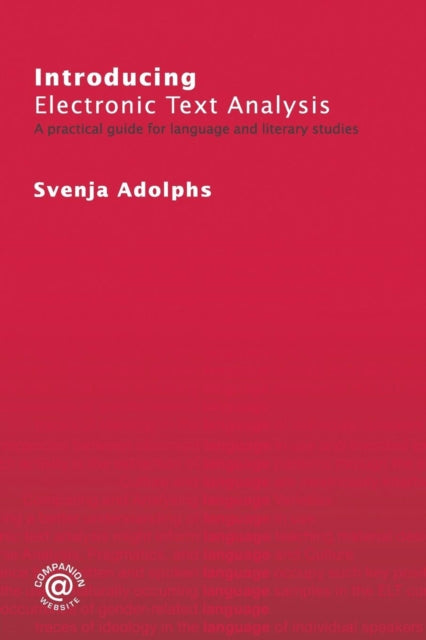 Book cover of: Introducing Electronic Text Analysis
