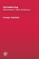 Book cover of: Introducing Electronic Text Analysis