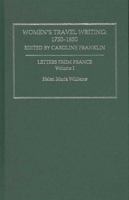 Book cover of: Women's Travel Writing, 1750-1850. By: C. Franklin