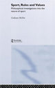Book cover of: Sport, Rules and Values. By: Graham Mcfee