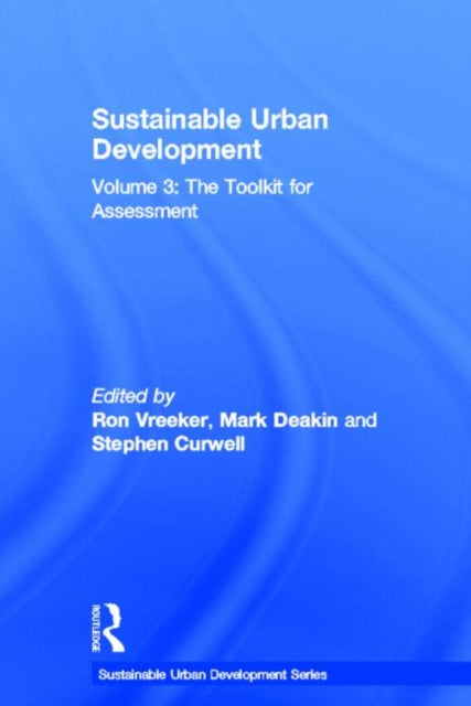 Book cover of: Sustainable Urban Development Volume 3. By: Ron Vreeker