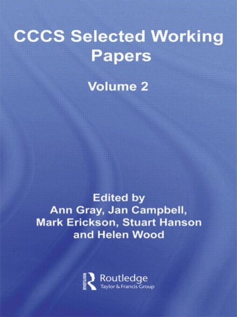 Book cover of: CCCS Selected Working Papers. By: Gray et al