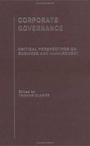 Corporate Governance: Critical Perspectives Set