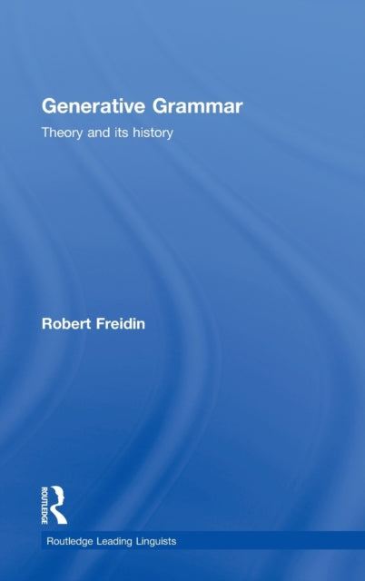 Book cover of: Generative Grammar. By: Freidin