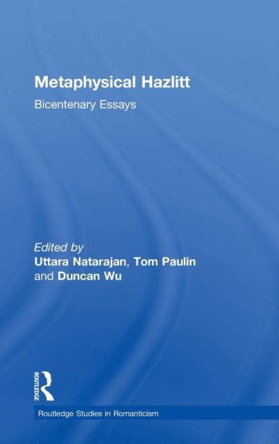 Book cover of: Metaphysical Hazlitt. By: Utta Natarajan