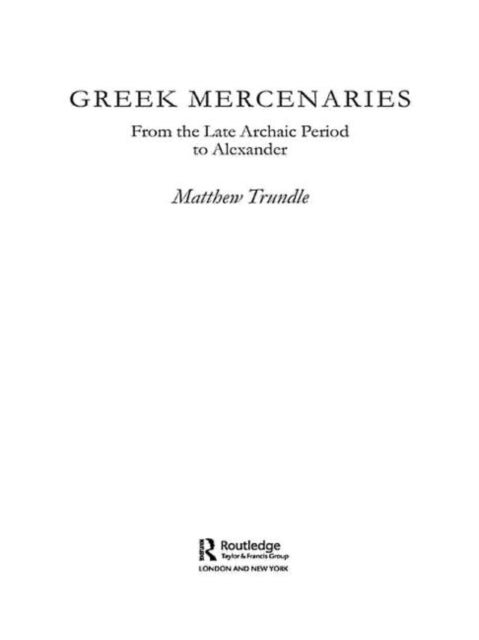 Book cover of: Greek Mercenaries