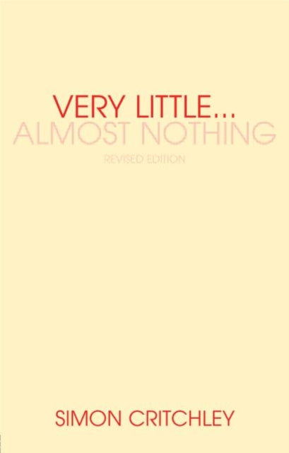 Book cover of: Very Little ... Almost Nothing