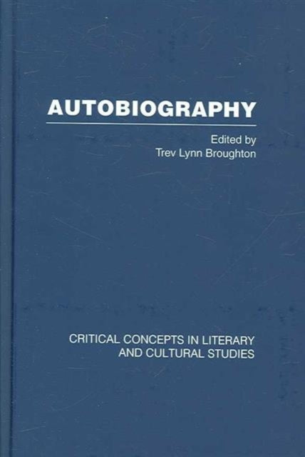 Book cover of: Autobiography. By: Broughton