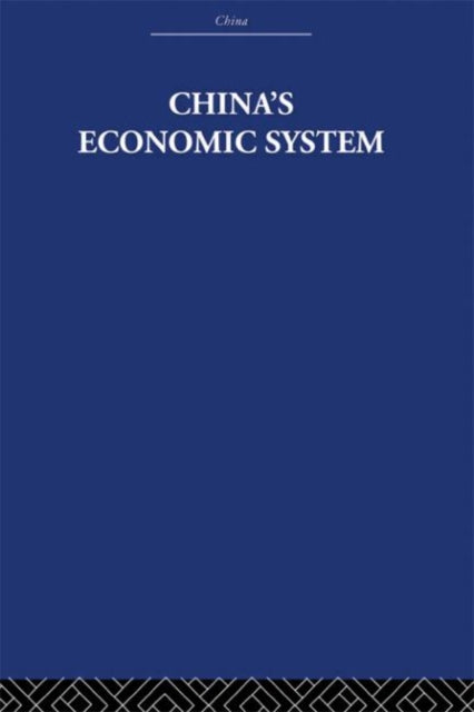 Book cover of: China's Economic System. By: Audrey Donnithorne