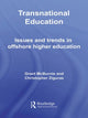 Book cover of: Transnational Education. By: Grant McBurnie, McBurnie/Zigura