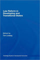 Book cover of: Law Reform in Developing and Transitional States. By: Tim Lindsey