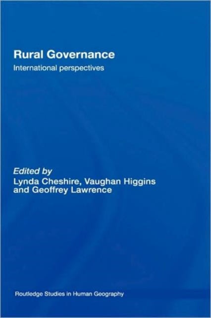Book cover of: Rural Governance. By: Chesire/Higgins