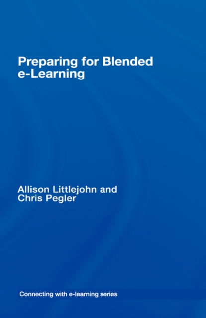 Book cover of: preparing for blended e-learning. By: littlehon/pegle