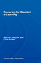 Book cover of: preparing for blended e-learning. By: littlehon/pegle