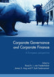 Book cover of: Corporate Governance and Corporate Finance. By: van Frederikslu
