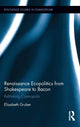 Book cover of: Renaissance Ecopolitics from Shakespeare to Bacon. By: Elizabeth D. Gruber