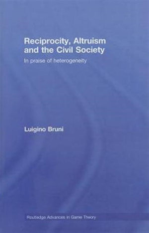 Reciprocity, Altruism and the Civil Society