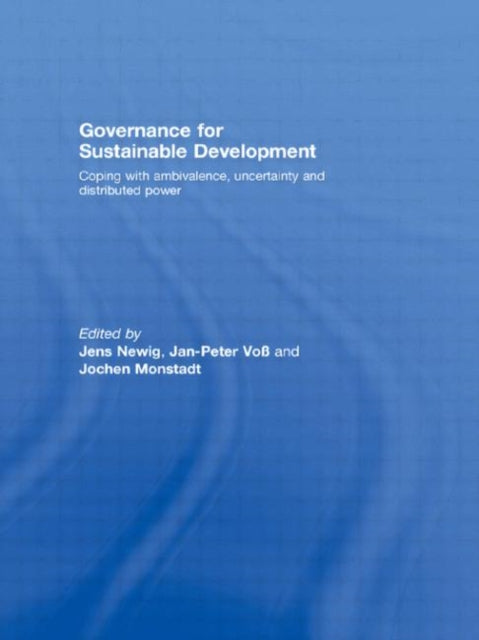 Book cover of: Governance for Sustainable Development