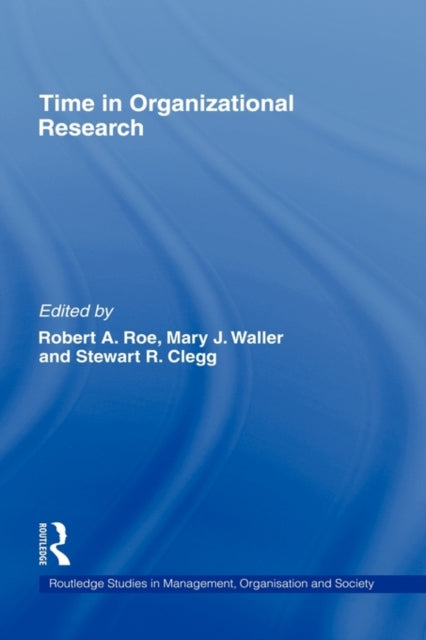 Book cover of: Time in Organizational Research