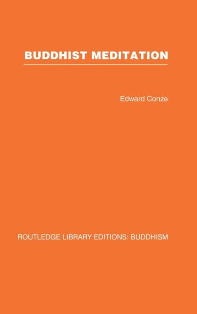 Book cover of: Buddhist Meditation. By: Edward Conze