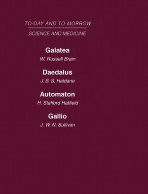 Today and Tomorrow Volume 8 Science and Medicine