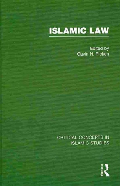 Book cover of: Islamic Law. By: Gavin N. Picken