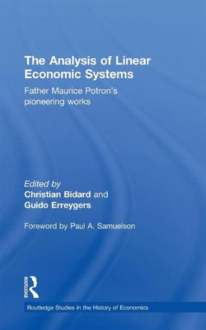 The Analysis of Linear Economic Systems