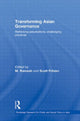 Book cover of: Transforming Asian Governance