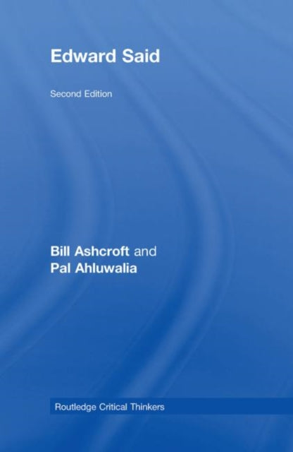 Book cover of: Edward Said. By: Bill Ashcroft
