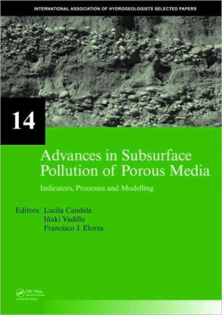 Book cover of: Advances in Subsurface Pollution of Porous Media - Indicators, Processes and Modelling. By: Lucila Candela