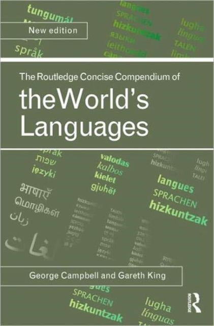 Book cover of: Routledge Concise Compendium of the World's Languages. By: George L. Campbell