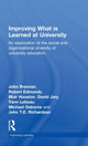 Book cover of: Improving What is Learned at University