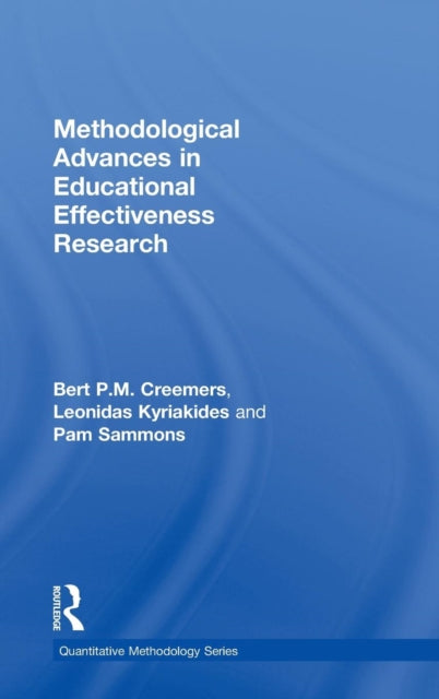 Book cover of: Methodological Advances in Educational Effectiveness Research. By: Bert P. M. Creemers