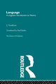 Book cover of: Language: A Linguistic Introduction to History. By: J. Vendryes