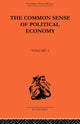 Book cover of: Commonsense of Political Economy. By: Philip H. Wicksteed