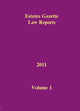 Book cover of: EGLR 2011 Volume 1. By: Hazel Marshall