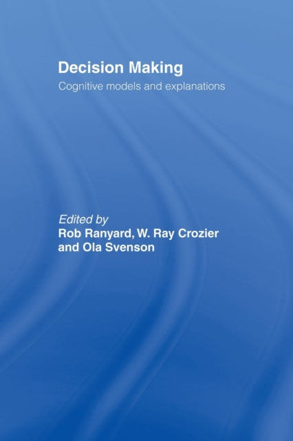 Book cover of: Decision Making. By: Ray Crozier