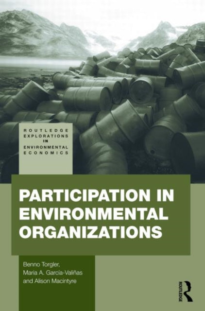 Book cover of: Participation in Environmental Organizations. By: Benno Torgler