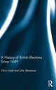 Book cover of: History of British Elections since 1689. By: Chris Cook