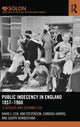 Book cover of: Public Indecency in England 1857-1960. By: David J. Cox