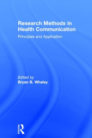 Research Methods in Health Communication