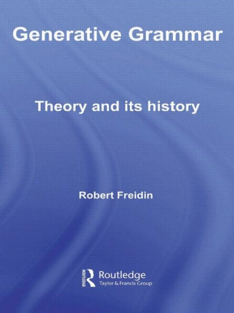 Book cover of: Generative Grammar. By: Robert Freidin