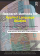 Book cover of: Research Methods for Applied Language Studies. By: Keith Richards